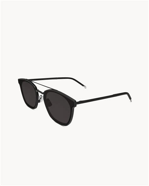 ysl circle frames for women|CLASSIC SL 28 METAL .